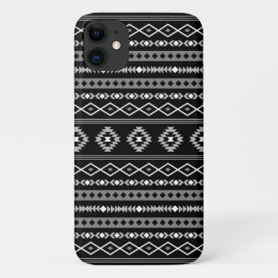 Case-Mate iPhone Case Aztec blanc gris noir Motifs mélangés Motif