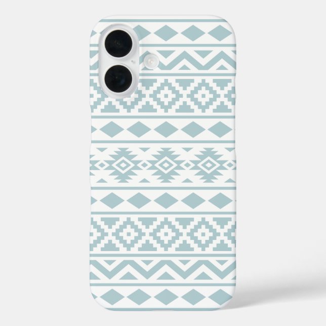 Coques Case-Mate iPhone Aztec Essence Ptn III Canard Bleu oeuf Blanc (Verso)