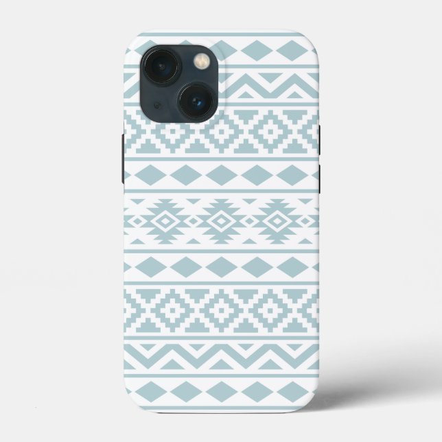 Coques Case-Mate iPhone Aztec Essence Ptn III Canard Bleu oeuf Blanc (Verso)