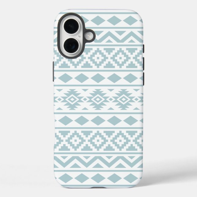 Coques Case-Mate iPhone Aztec Essence Ptn III Canard Bleu oeuf Blanc (Verso)