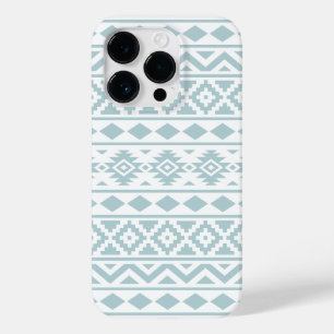 Coque Pour iPhone 14 Pro Aztec Essence Ptn III Canard Bleu oeuf Blanc