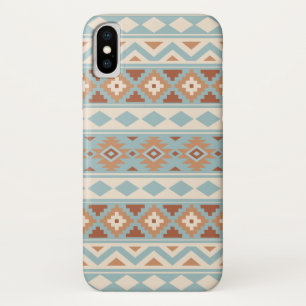 Etui iPhone Case-Mate Aztec Essence Ptn IIIb Blue Cream Terracottas