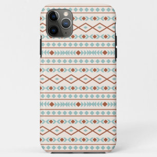 Case-Mate iPhone Case Aztec Formes Motif rouille crème Turquoise