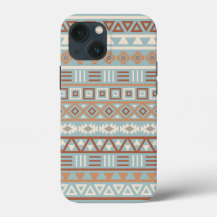 Case-Mate iPhone Case Aztec Influence Motif Crème Bleue Terracottas
