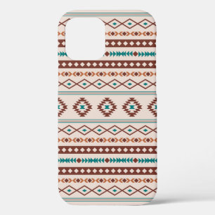 Case-Mate iPhone Case Aztec Rusts Crème Turquoise Motifs mélangés Motif