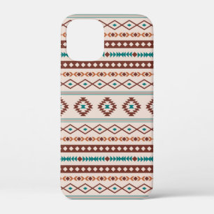 Case-Mate iPhone Case Aztec Rusts Crème Turquoise Motifs mélangés Motif