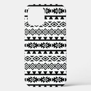 Case-Mate iPhone Case Aztec Stylisé Big Motif II noir sur blanc
