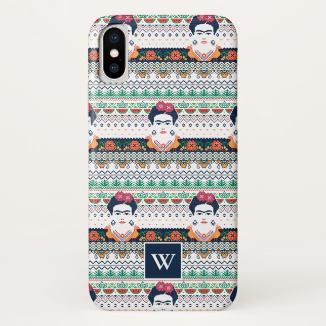 Coques Case-Mate iPhone Aztèque de Frida Kahlo | (Dos)