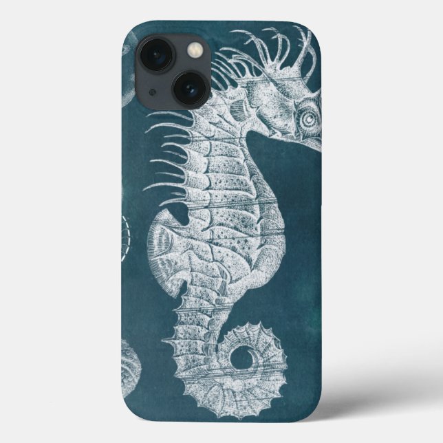 Coques Case-Mate iPhone Azure Seahorse Study I (Verso)