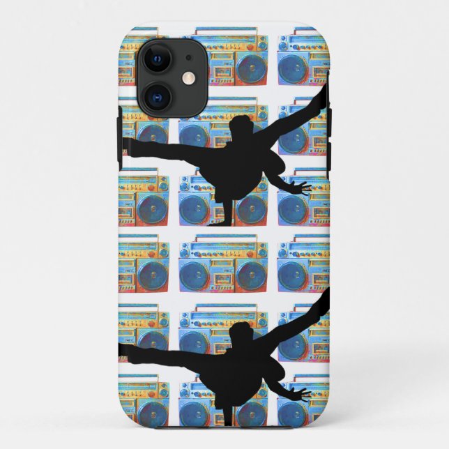 Coques Case-Mate iPhone B-Garçon de Boombox (Dos)