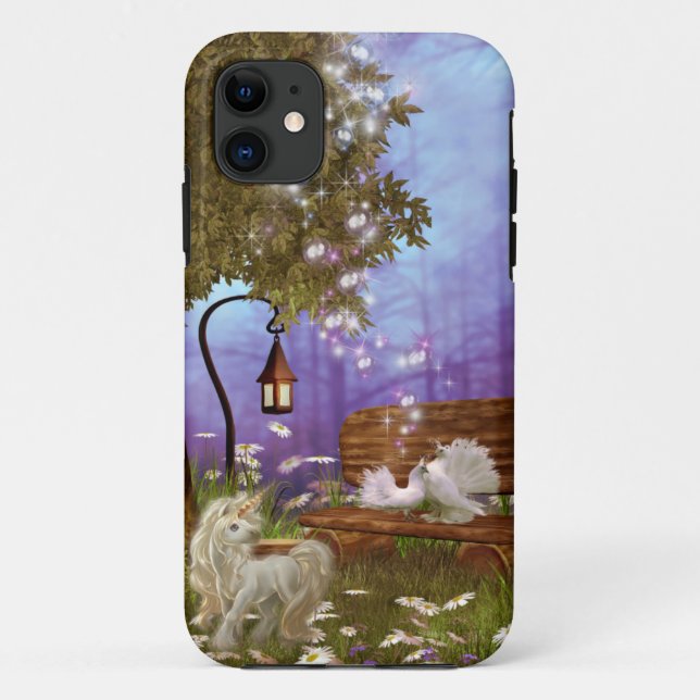 Coques Case-Mate iPhone Baby Unicorn Imaginaire Garden.png (Dos)