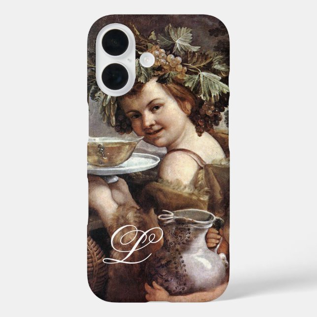 COQUES Case-Mate iPhone BACCHUS AUX RAISINS ET MONOGRAPHIE DE VIN (Verso)