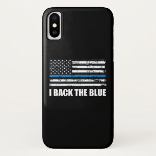 Case-Mate iPhone Case Back the Blue Thin line USA Flag MAGA WWG1WA