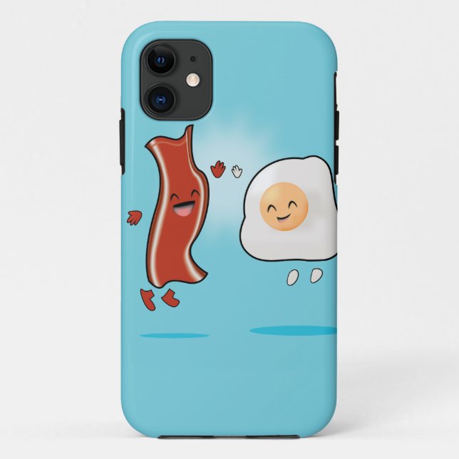 Coques Case-Mate iPhone Bacon aime les oeufs (Dos)