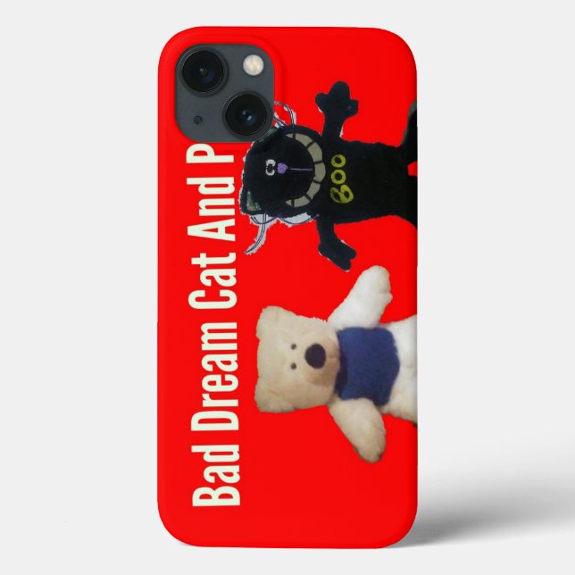 Coques Case-Mate iPhone Bad Dream Cat Et Polory Thumbail (Verso)