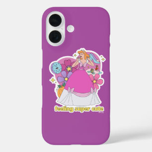 Coque Pour iPhone 16 Badge Cinderella "Feeling Super Cute"