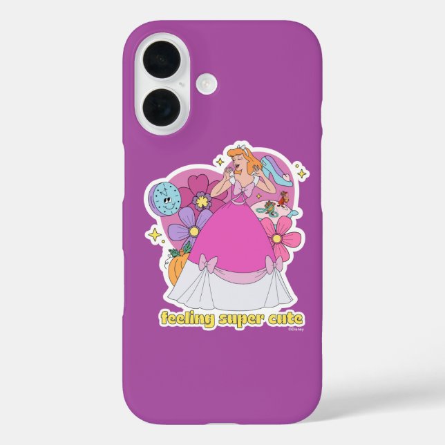 Coques Case-Mate iPhone Badge Cinderella "Feeling Super Cute" (Verso)