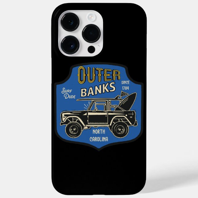 Coques Case-Mate iPhone Badge Outer Banks NC (Verso)