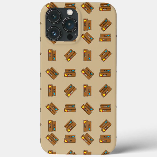 Coques Case-Mate iPhone Bagages de dessin (Verso)