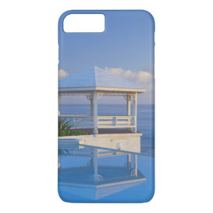 Coque Case-Mate Pour iPhone Bahamas, Long Island, Gazebo se reflétant sur la p