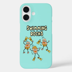 Coque Pour iPhone 16 Baignade rochers