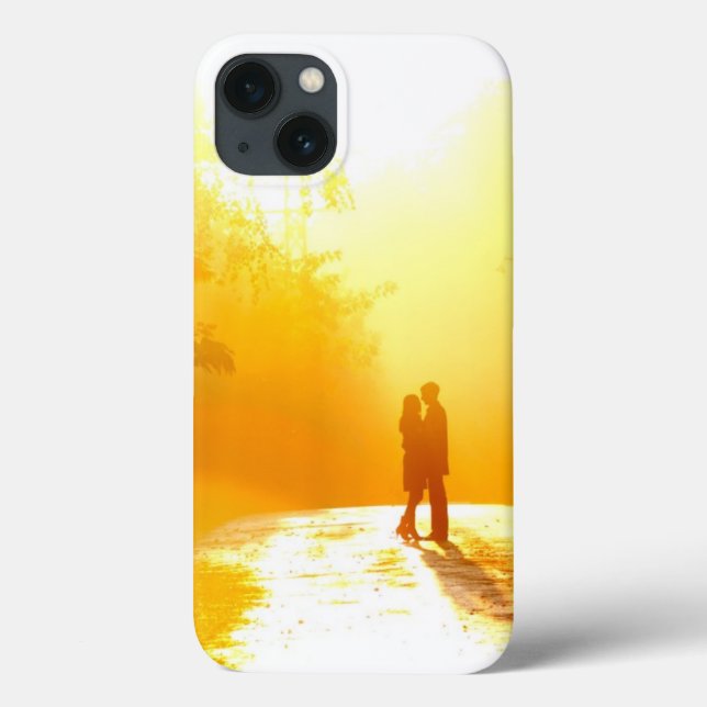 Coques Case-Mate iPhone Baisers des couples à la lumière du soleil (Verso)