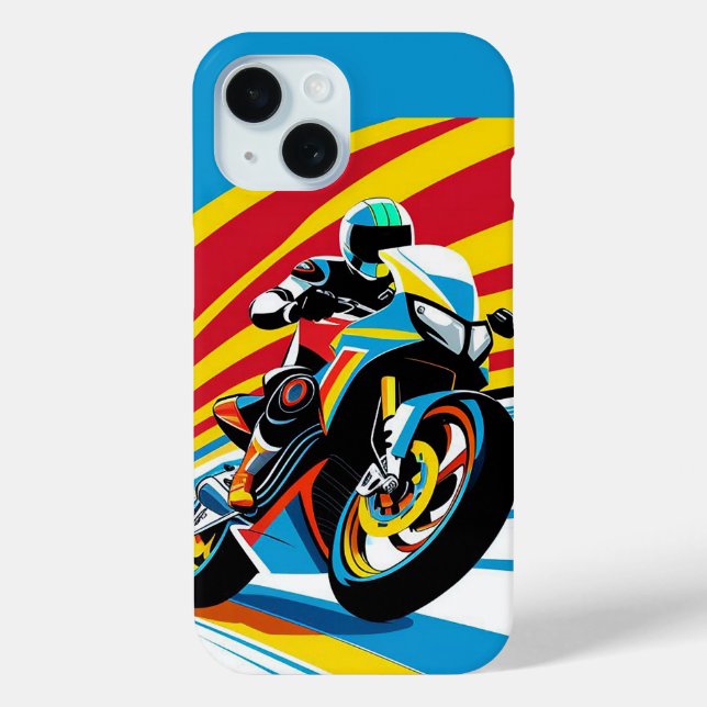 Coques Case-Mate iPhone Balade Cinématique à Moto à l'Heure Dorée (Verso)