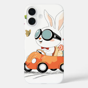 Coque Pour iPhone 16 Balade en hopping Bunny Carrot