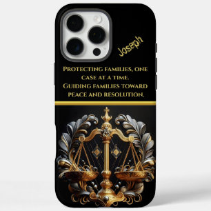 Coques iPhone 16 Pro Max Balances d'équilibrage de la dame Justice