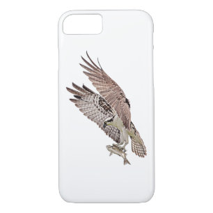 Coque iPhone 7 Balbuzard pêcheur avec poisson