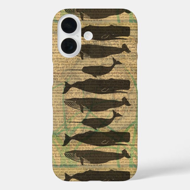Coques Case-Mate iPhone Baleine antique Vie marine (Verso)