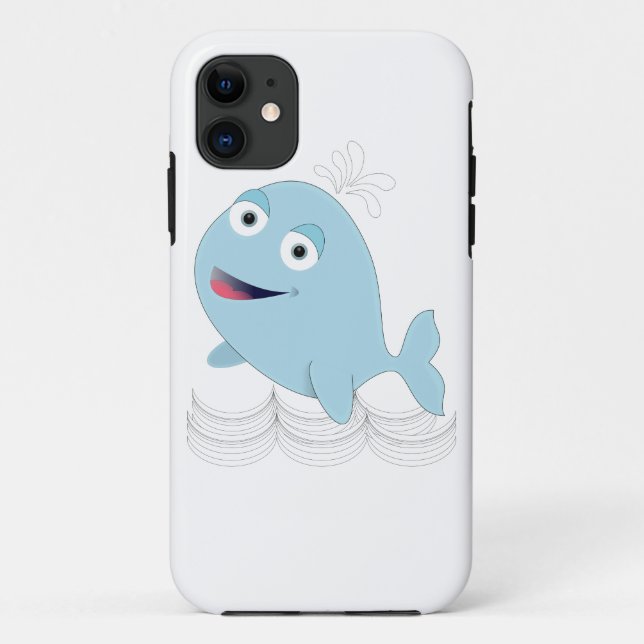 Coques Case-Mate iPhone Baleine bleue (Dos)