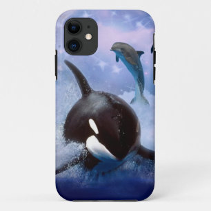 Coques Pour iPhone Baleine et dauphins rêveurs