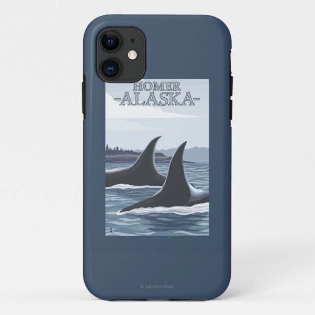 Coques Case-Mate iPhone Baleines #1 - Homer, Alaska d'orque (Dos)