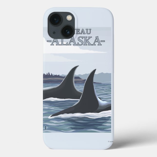 Coques Case-Mate iPhone Baleines #1 - Juneau, Alaska d'orque (Verso)