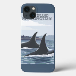 Coques Pour iPhone Baleines #1 - orques île, Washington d'orque