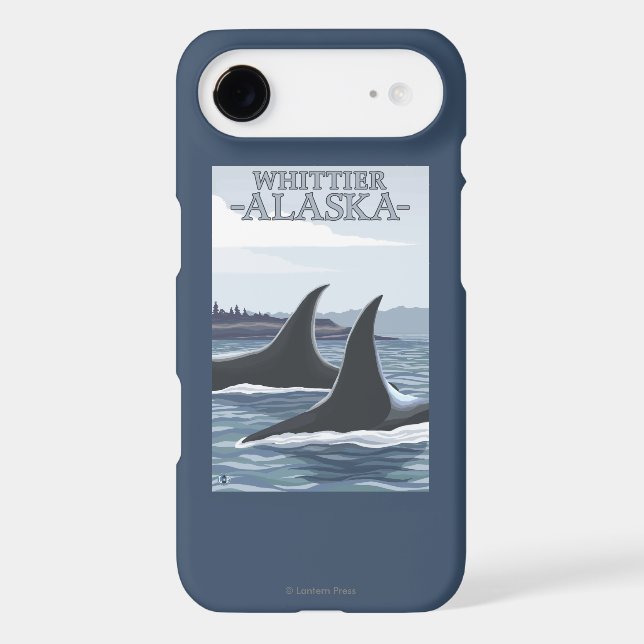 Coques Case-Mate iPhone Baleines #1 - Whittier, Alaska d'orque (Verso)
