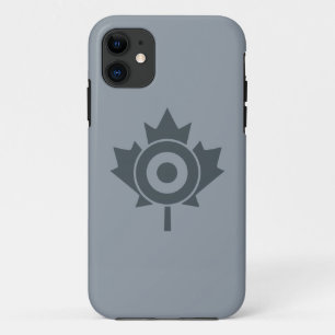 Coque iPhone 11 Balise Mod Roundel Feuille d'érable canadienne
