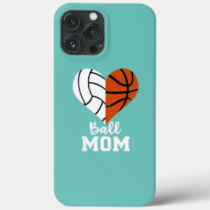 Case-Mate iPhone Case Ball Maman Coeur Funny Volleyball Basketball Maman