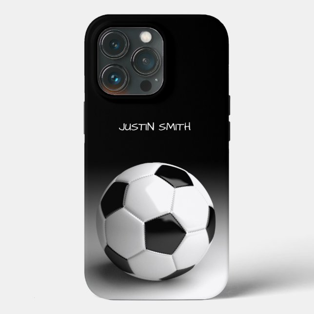 Coques Case-Mate iPhone Balle de soccer Porte téléphonique personnalisée N (Verso)