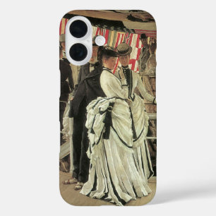 Coques iPhone 16 Balle sur le pont de navire par James Tissot, Art 