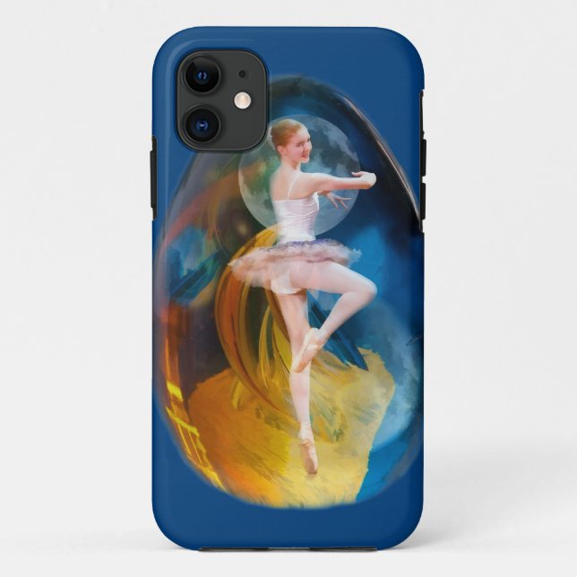 Coques Case-Mate iPhone Ballerine dans la galaxie étrangère (Dos)