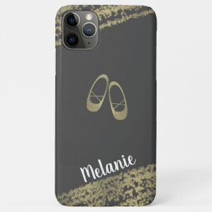 Case-Mate iPhone Case Ballerine Danseuse aux Bords Dorés Feuille Complex