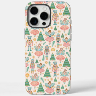 Coques iPhone 16 Pro Max Ballet et fées de craquelins sur Arrière - plan de