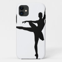 Ballet simple Ballerina noir blanc