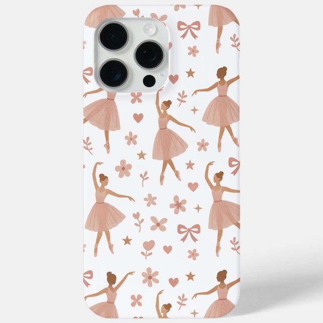Coques Case-Mate iPhone Balletcore Floral Dance Design (Verso)