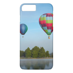 Coque Case-Mate Pour iPhone Ballons à air chaud au-dessus d'un lac, Nouvelle-Z