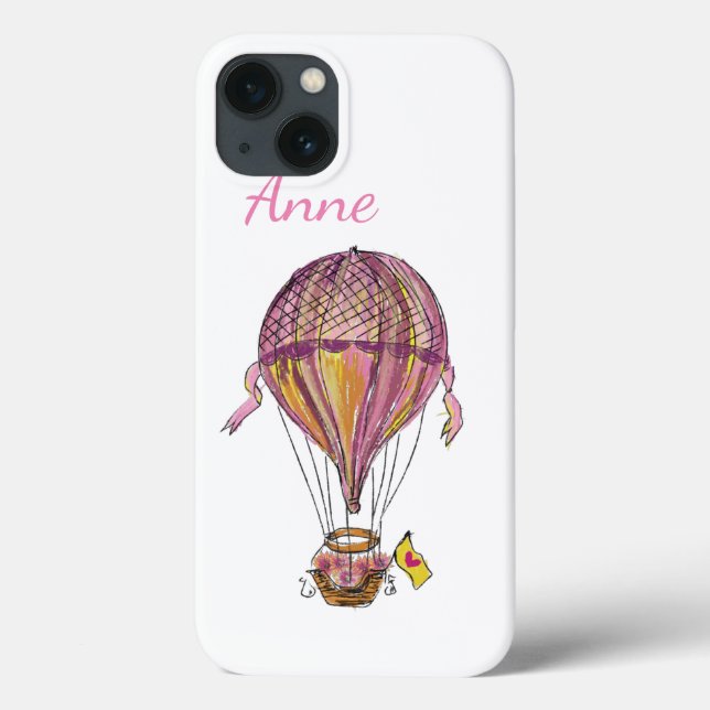 Coques Case-Mate iPhone Balloon à air chaud personnalisé (Verso)