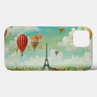 Balloquer sur Paris Art Vintage