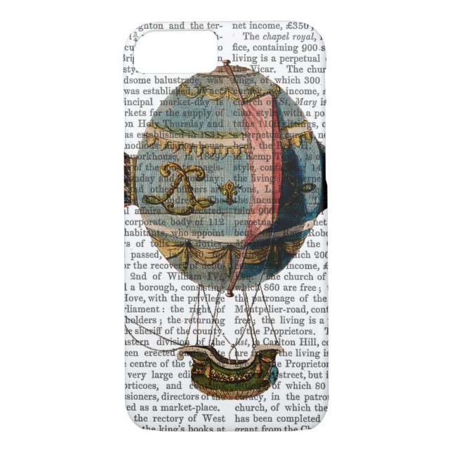 Coques Case-Mate iPhone Ballotte à air chaud avec plume de queue (Dos)